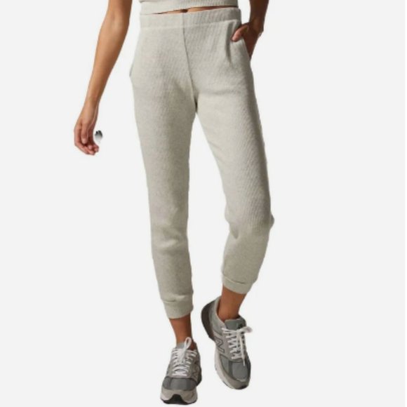 monrow oat ribbed jogger XS - Picture 1 of 5